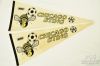 Picture of Vintage 1970s NASL Chicago Sting Defunct Soccer Pennants Felt Ylw/Black 22542