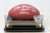 Picture of Signed Football Dan Hampton HOF Chicago Bears Rawlings + Display  20225SH