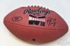 Picture of Signed Football Dan Hampton HOF Chicago Bears Rawlings + Display  20225SH