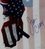 Picture of Signed Jim Craig 1980 USA Olympic Hockey Old Glory Flag 16x20 Photo Framed 14809