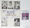 Picture of MLB HOF 1984 Signed 8x10 Killebrew Drysdale Aparicio Reese Ferrel JSA COA 27227