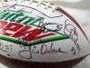 Picture of Signed Football with Multiple Player Signatures Bobby Hull HOF No COA 8479