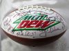 Picture of Signed Football with Multiple Player Signatures Bobby Hull HOF No COA 8479