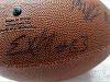 Picture of Signed Football with Multiple Player Signatures Bobby Hull HOF No COA 8479