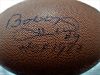 Picture of Signed Football with Multiple Player Signatures Bobby Hull HOF No COA 8479