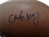 Picture of Signed Football with Multiple Player Signatures Bobby Hull HOF No COA 8479