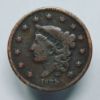 Picture of 1835 Newcomb-19, R-5 Coronet Head Large Cent 1c Nice Rim and Surfaces 28197