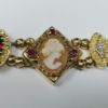 Picture of Vintage Richard Klein 8" 14k KLJCI Bracelet w/ Gemstones 36.4g 28253