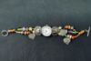 Picture of Native American "Peyote Bird" Sterling Silver Beaded Watch 8" 28287