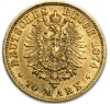 Picture of Germany 10 Mark Gold Bavaria Ludwig II (1872-1881) AU .1152 AGW