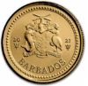 Picture of Barbados 1/5 oz Gold $2 Trident (Random Date) BU