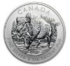 Picture of $5 Canadian 1 oz Silver Wildlife Series - Wood Bison (Random Date) BU 