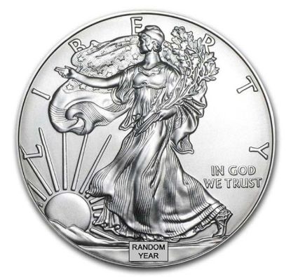 Picture of American Silver Eagle 1 oz - Type 1 (Random Year) BU 1986-2021