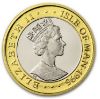 Picture of Isle of Man Bi-Metallic Quarter Nobel Proof Gold (.125 oz.) & Platinum (.125 oz.) (Random Year) 