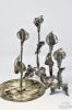 Picture of Vtg Signed Fratelli Calegaro Sterling Silver Calla Candlesticks Italy 1705g 