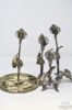 Picture of Vtg Signed Fratelli Calegaro Sterling Silver Calla Candlesticks Italy 1705g 