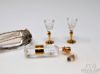 Picture of Vtg Eldis Opera Glasses, Swarovski Crystal Champagne/Wine Bucket & Flutes