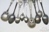 Picture of Assorted Antique Souvenir Spoons Italy Gerber Sunkist Rolex 24pc SP 