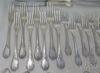 Picture of Christofle Marley Silver Plate Flatware 8 Full Sets & 4 incomplete sets (43 pcs) 