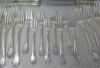 Picture of Christofle Marley Silver Plate Flatware 8 Full Sets & 4 incomplete sets (43 pcs) 