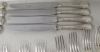 Picture of Christofle Marley Silver Plate Flatware 8 Full Sets & 4 incomplete sets (43 pcs) 