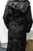 Picture of Full Length Acetate Faux Fur Coat with Removable Hood 