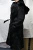 Picture of Full Length Acetate Faux Fur Coat with Removable Hood 