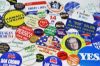 Picture of Political Buttons Assorted Lot Pinback Election Pins 53 Pcs