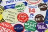 Picture of Political Buttons Assorted Lot Pinback Election Pins 53 Pcs