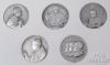 Picture of (81) Assorted Religious/Vatican Tokens & Medals Lg & Sm 