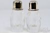 Picture of Vintage Post-House Hand Cut Crystal Salt & Pepper Mill Grinder/Shakers 