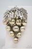 Picture of Taxco Sterling Silver Grape Cluster Pendant, 4-Row Bracelet 89g 