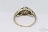 Picture of Antique Triple Stone Diamond Ring 14k Gold