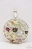 Picture of Signed Brighton Fadi CID Crystal Enhancer Pendant Hoop Earrings Flower Ring