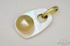 Picture of 12.69mm Mabe Pearl Mother of Pearl Pendant 18k Yellow Gold 