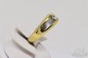 Picture of .38ct Diamond Men's 14k White and Yellow Gold Ring