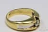 Picture of .38ct Diamond Men's 14k White and Yellow Gold Ring