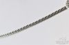 Picture of 23" Pearl and Diamond Wheat Chain Necklace 18k White Gold 