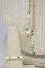 Picture of Swarovski Crystal Dangle Necklace, 3 Pairs Swarovski Earrings w/ Blue Elements