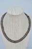 Picture of Judith Jack Sterling Silver Marcasite Twist Panel Link Necklace 17" 