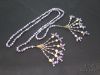 Picture of Miriam Haskell Beaded Crystal Tassel Necklace 46" 