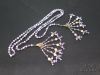 Picture of Miriam Haskell Beaded Crystal Tassel Necklace 46" 