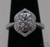 Picture of 14K White Gold Diamond Engagement Ring 1.09ct