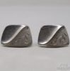 Picture of 3 Sets of Vintage Sterling Silver Cufflinks 