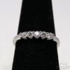 Picture of 14K White Gold 5 Stone Round Brilliant Cut Diamond Ring .35ct 