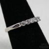 Picture of 14K White Gold 5 Stone Round Brilliant Cut Diamond Ring .35ct 