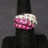 Picture of 18k White Gold Ruby 2.5cttw & Diamond 2cttw Diamond VS, H-I