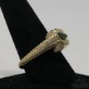 Picture of Green Tourmaline Pear Shaped 1.04 CT Egyptian Inspired 14K Gold Ring