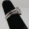 Picture of Platinum Marquise Diamond Wedding Set G-VS1 1.2 CT .6CT Side Baguettes 