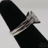 Picture of Platinum Marquise Diamond Wedding Set G-VS1 1.2 CT .6CT Side Baguettes 